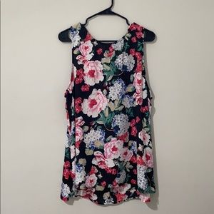 Who What Wear floral blouse